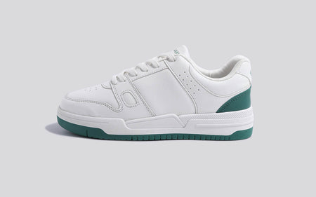 The Rockers Sneakers in White/Green for Casual Wear