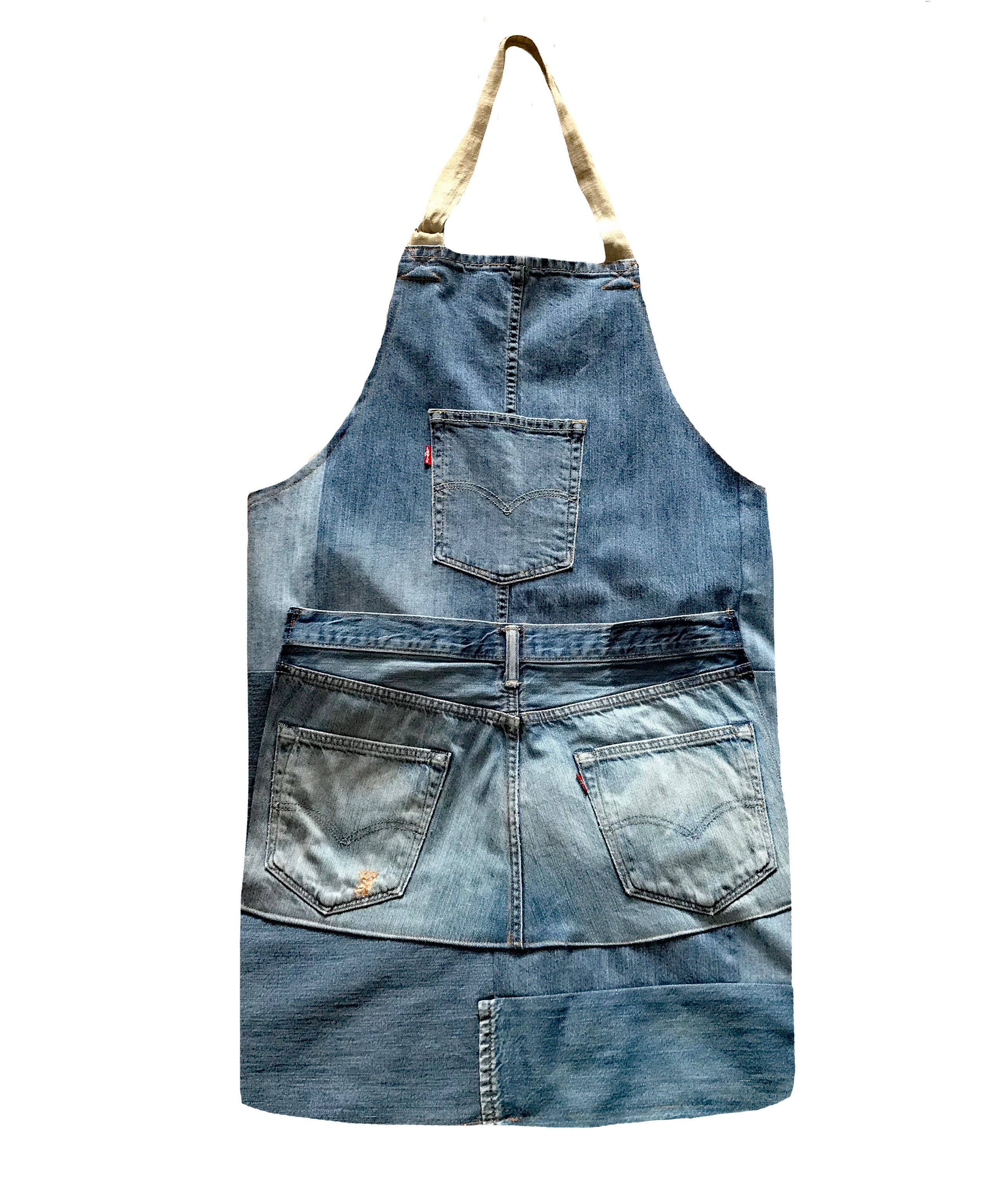 Artisan Aprons made from Re-Worked, Vintage Levis Jeans – Brown Cow Company