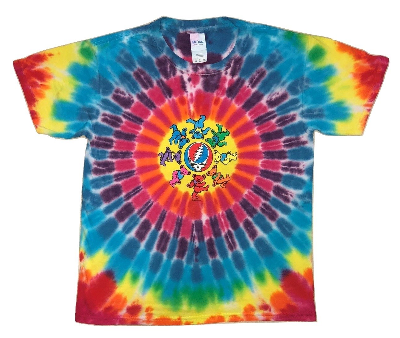 Houston Astros Burst Tie-Dye T-Shirt