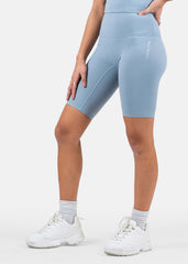 sky blue biker shorts