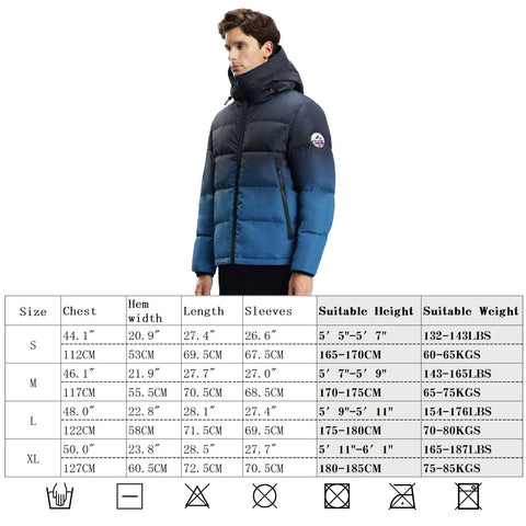 SIZE CHART MJ9001