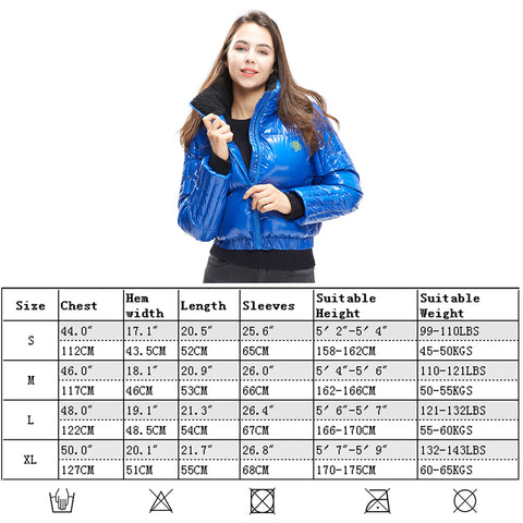 Size Guide: Women's Winter Jackets