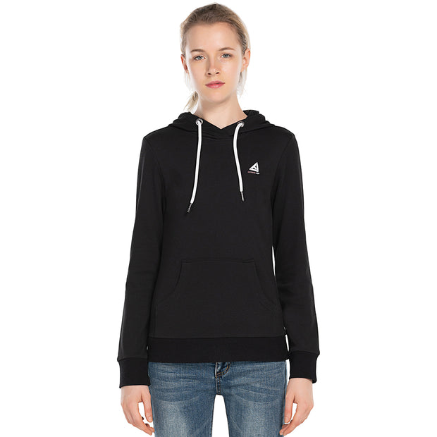 Womens Sweatshirt Hoodie Jumper size S M L XL BLACK GREY