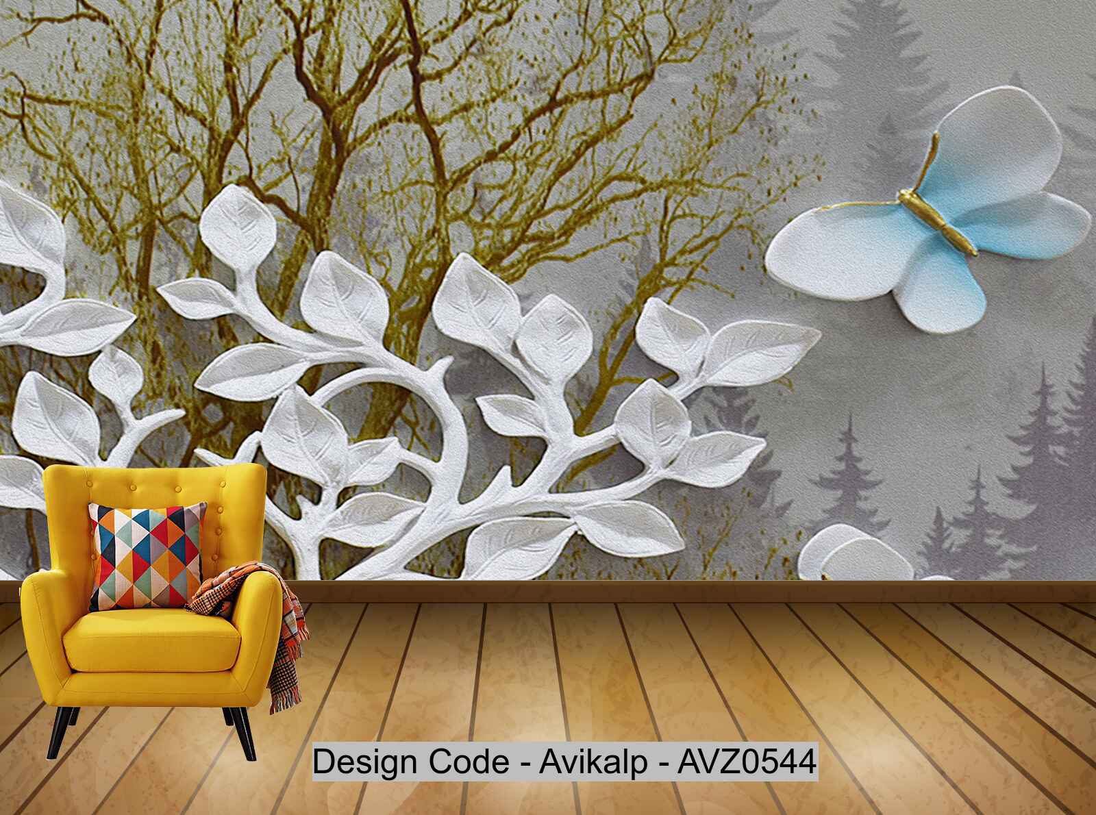 Avikalp Exclusive AVZ0544 Nordic Relief Three Dimensional Landscape Ba –  Avikalp International - 3D Wallpapers