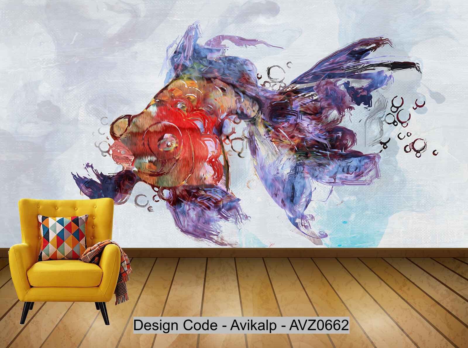 Avikalp Exclusive AVZ0662 Modern Nordic Impression Oil Painting Orname –  Avikalp International - 3D Wallpapers