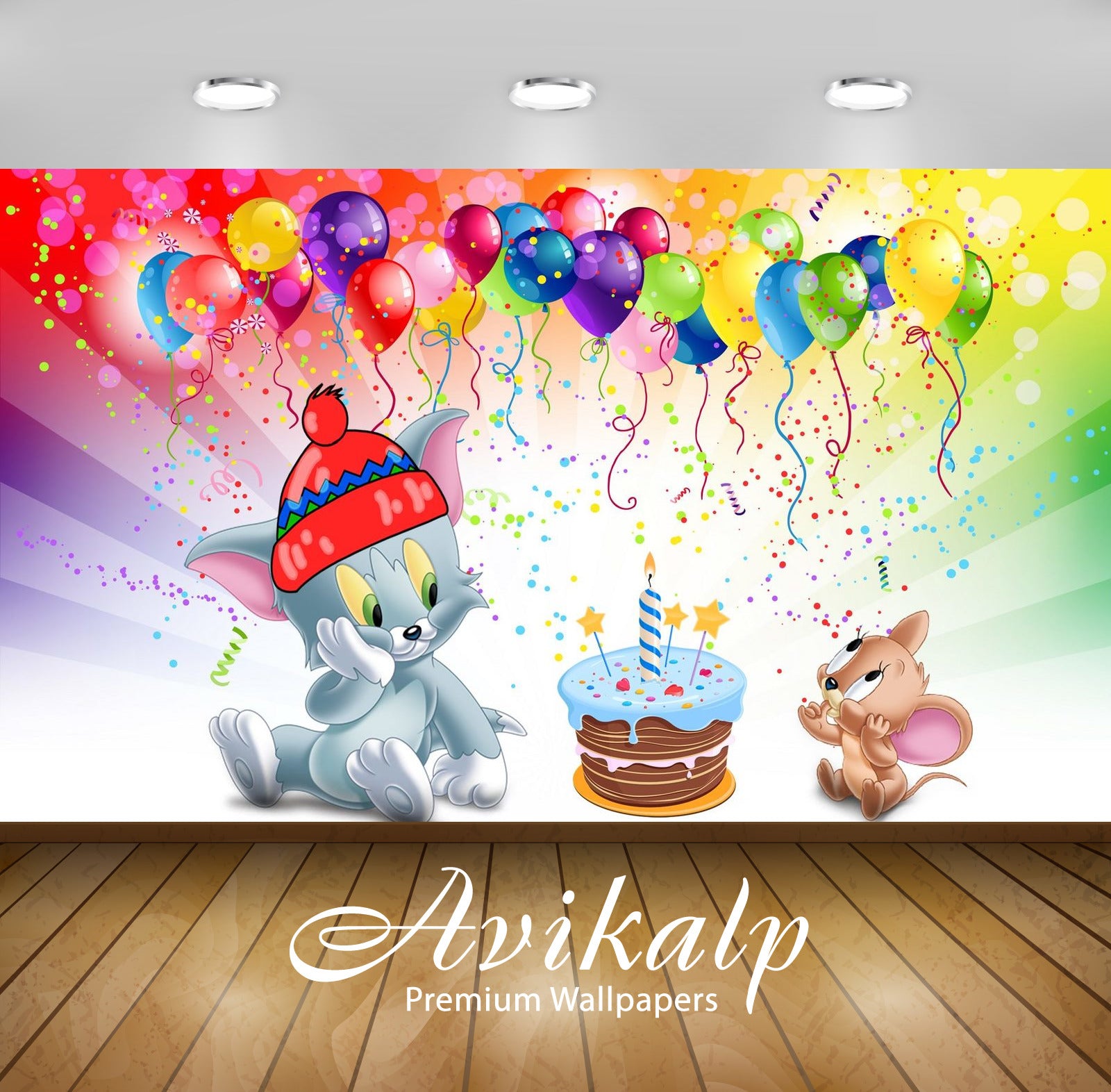 Avikalp Exclusive Awi2261 Tom And Jerry first birthday cake Full HD Wa –  Avikalp International - 3D Wallpapers