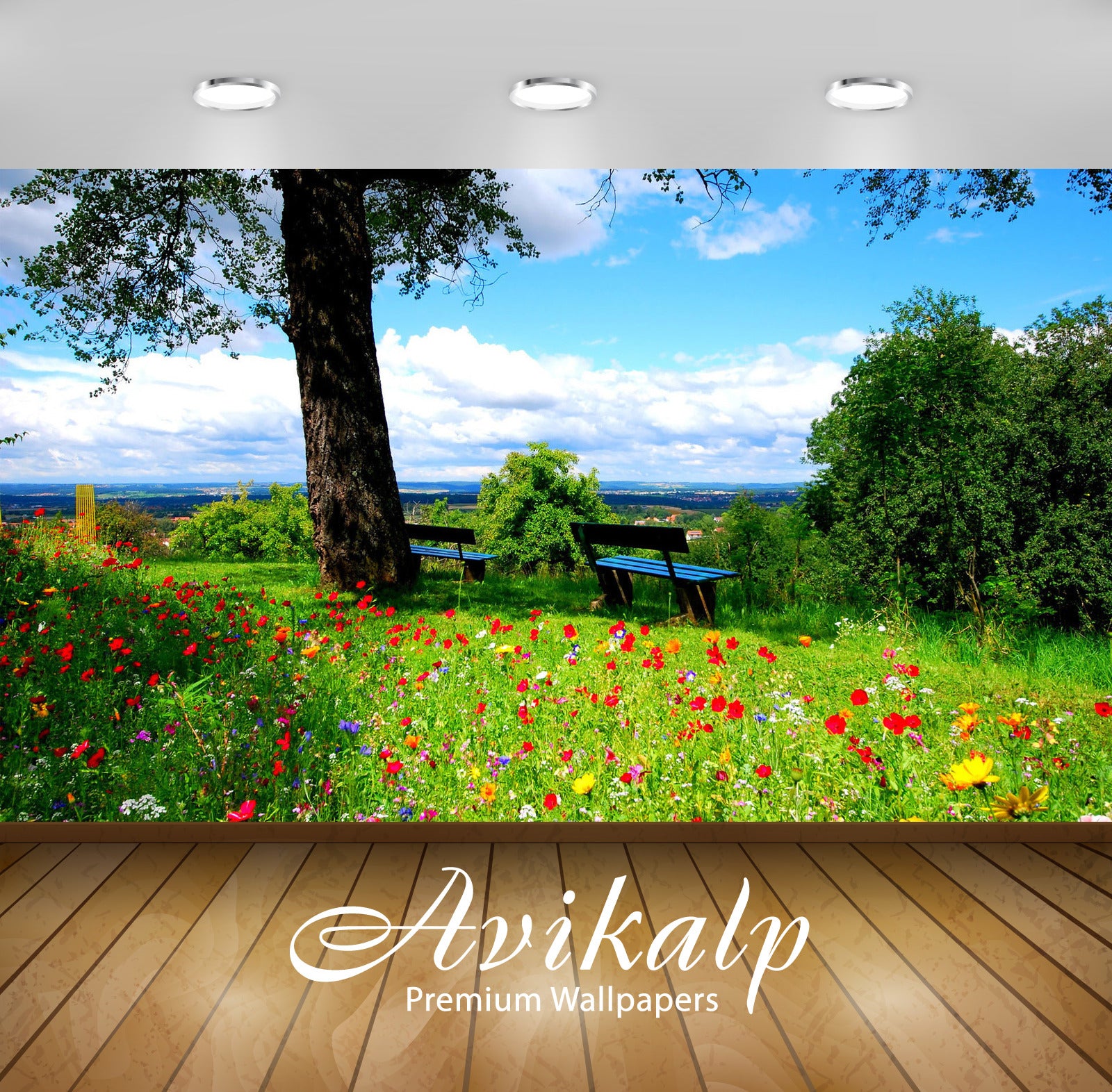 Avikalp Exclusive Awi5410 Flowers In The Park Nature Full HD Wallpaper –  Avikalp International - 3D Wallpapers