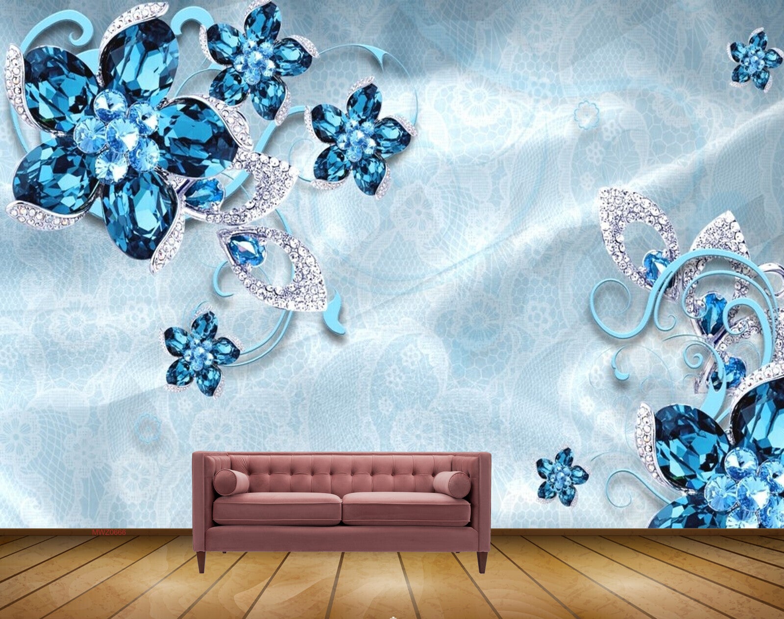Flower 3D Mural Wallpaper  3D Flower Wall Mural for Home UK