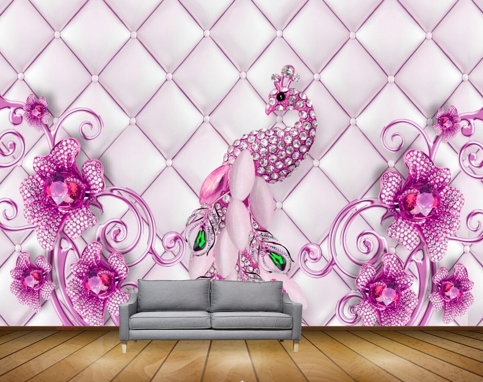 Buy Pink 3d Wallpaper Online In India  Etsy India