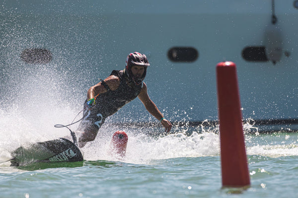 Antony Squire, the first ever american on the MotoSurf Wolrd Championship podium