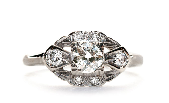 Vintage Art Deco Engagement Ring