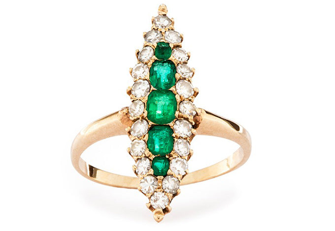 vintage emerald ring