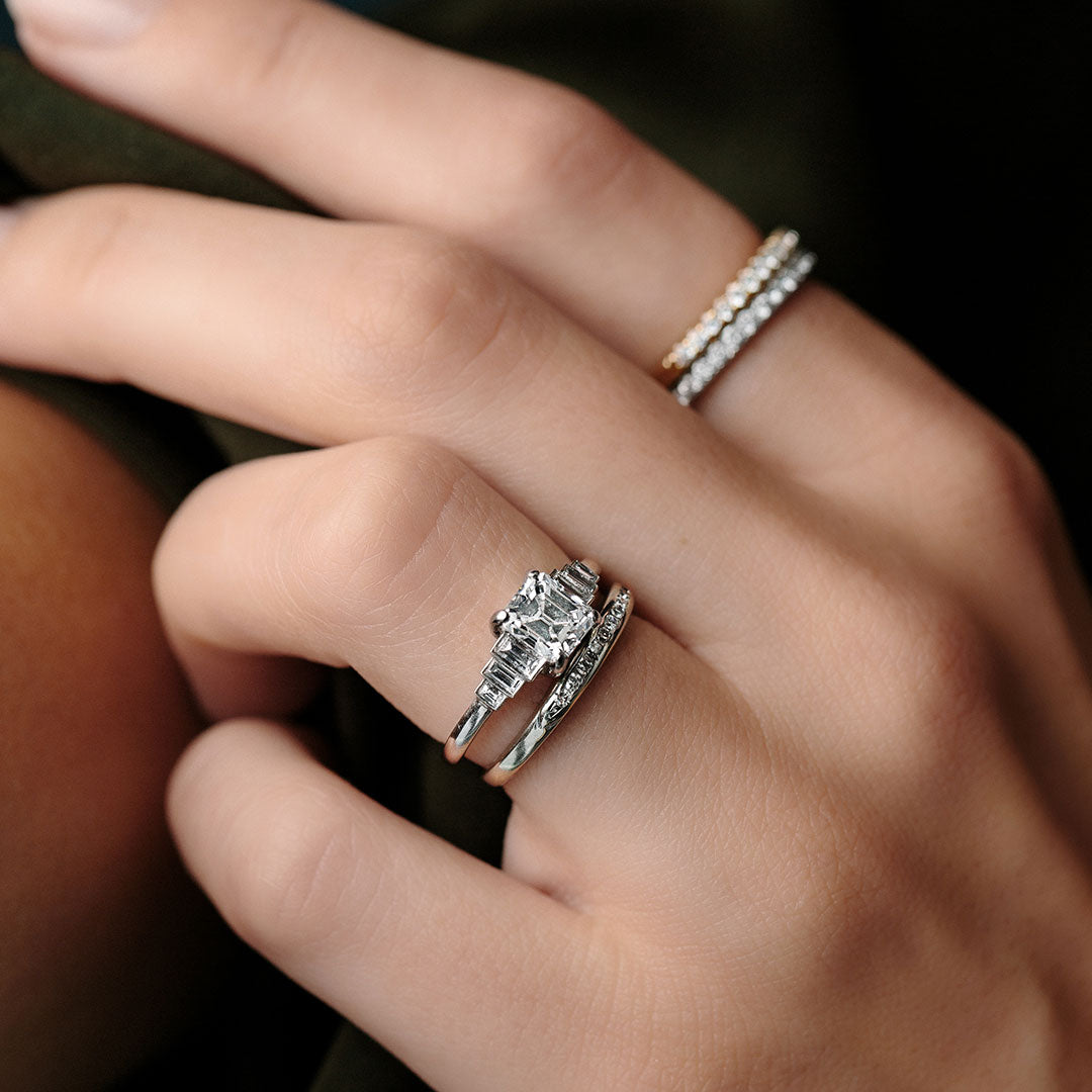 Proper Way To Wear  Wedding Band  And Engagement Ring  