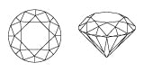 modern brilliant cut diamond