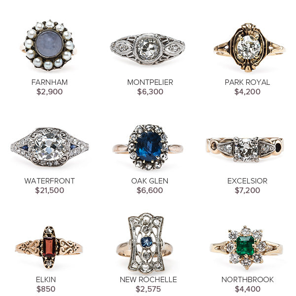 9 Stylish Looking Antique Engagement Rings | Styles At Life