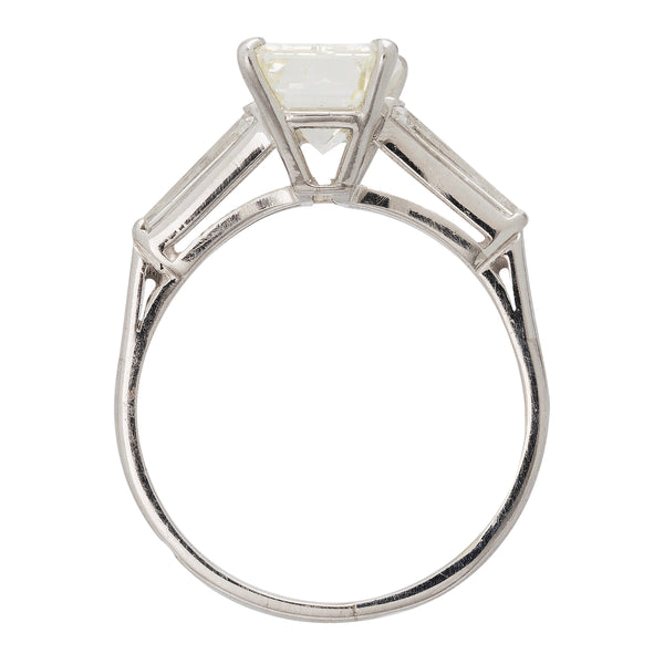 3ct Emerald Cut Engagement Ring | York Mills – Trumpet & Horn