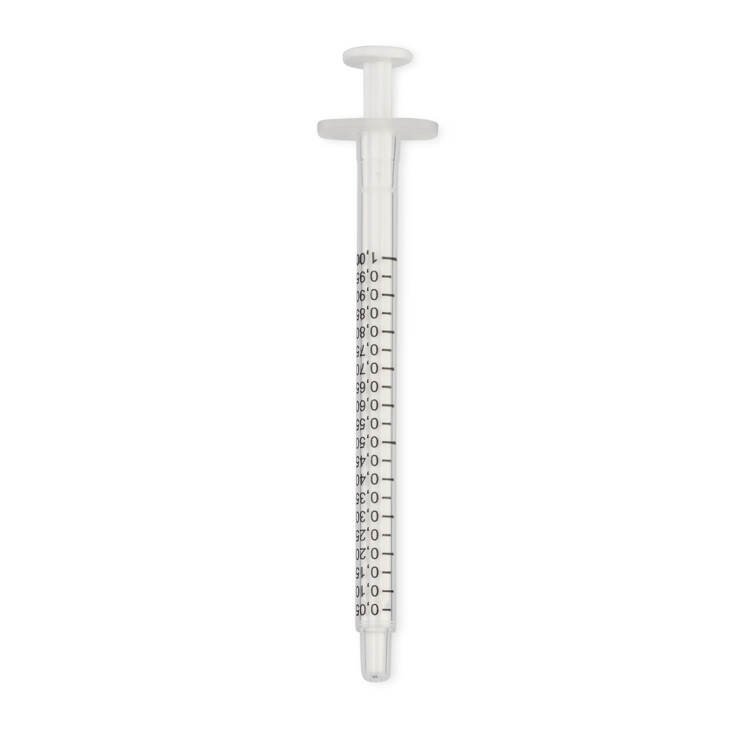 1 ml Oral Syringe with .05ml graduations Carow Packaging