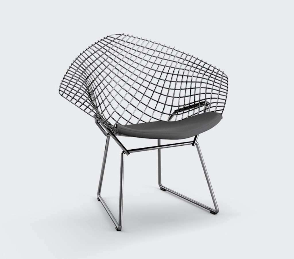 bertoia diamond wire chair