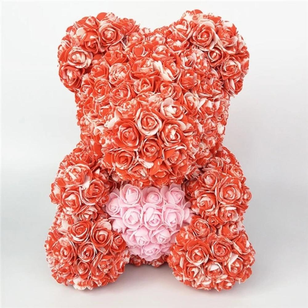 rose valentines bear
