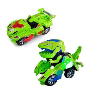 green dino transformer