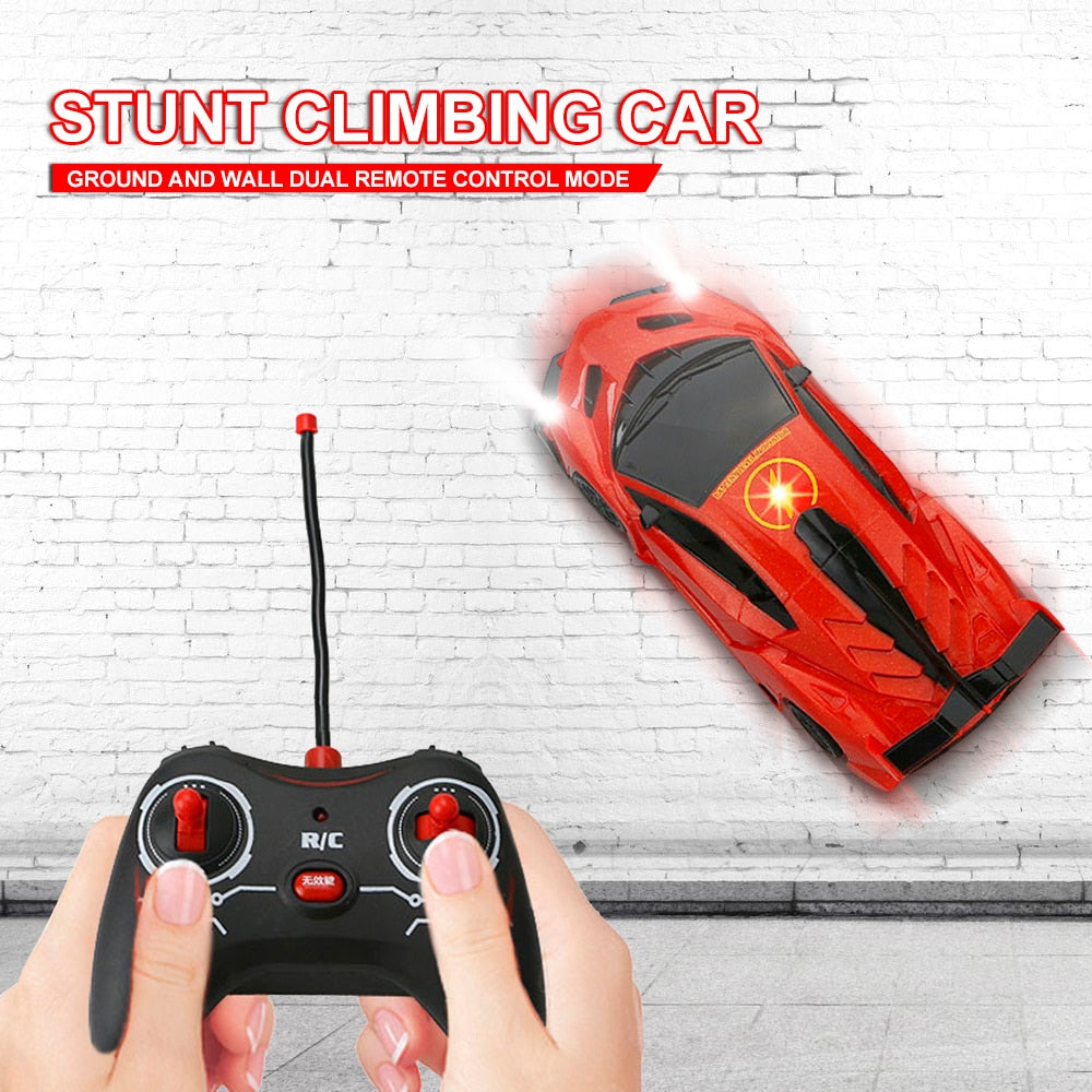 remote control car that goes on the wall