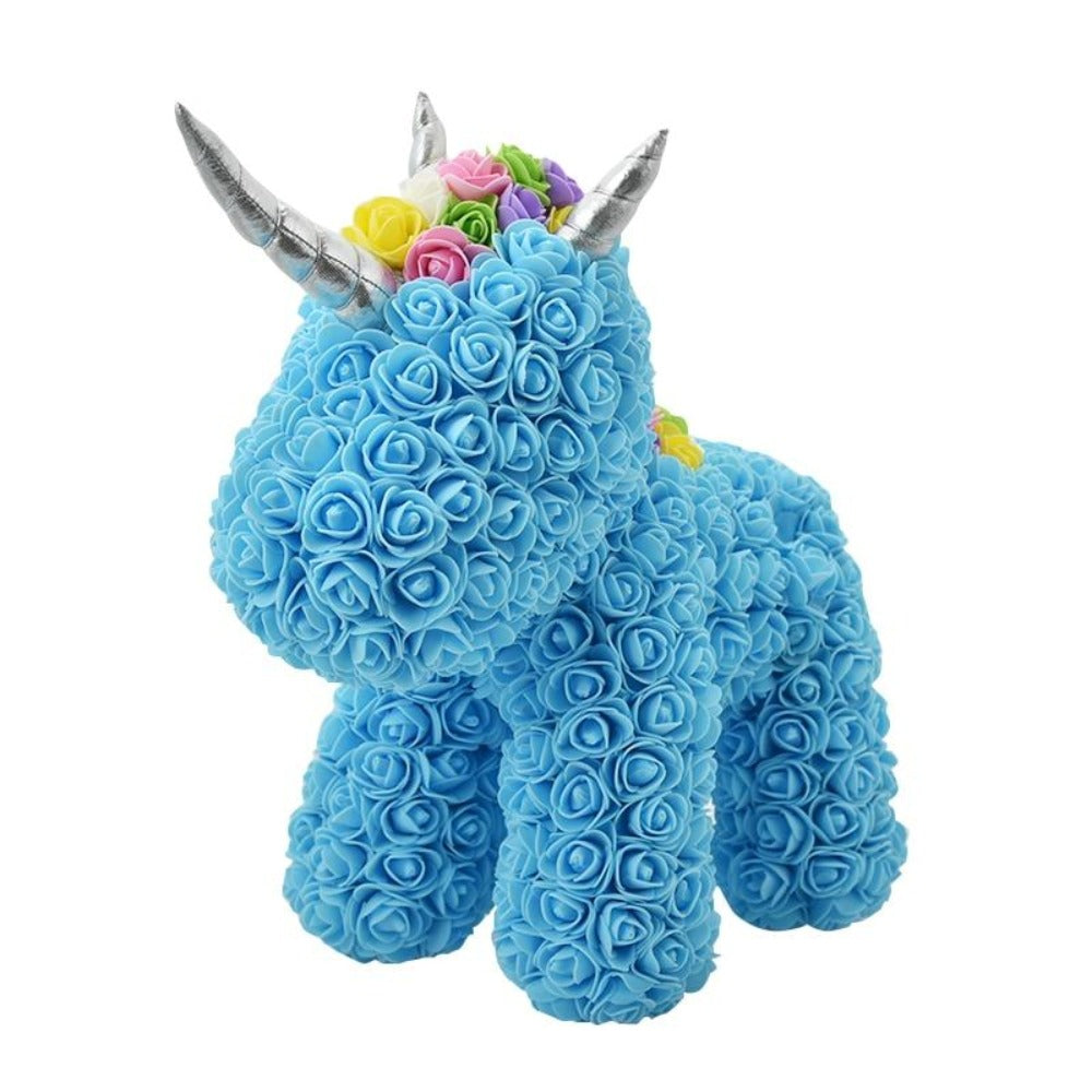 blue unicorn teddy