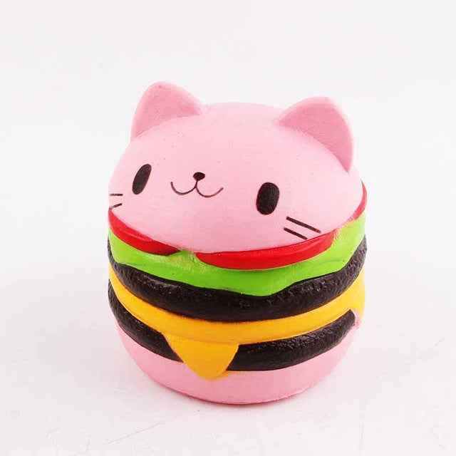 cheeseburger cat plush