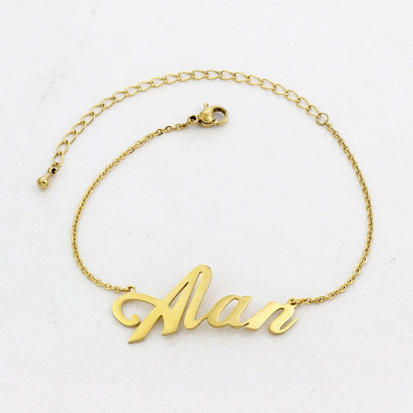 18k Gold Custom Cut Infinite Love Bracelet Mother's Day Gift Mom – Dan ...