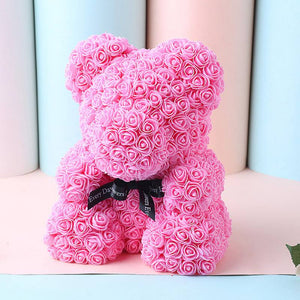 flower bear pink