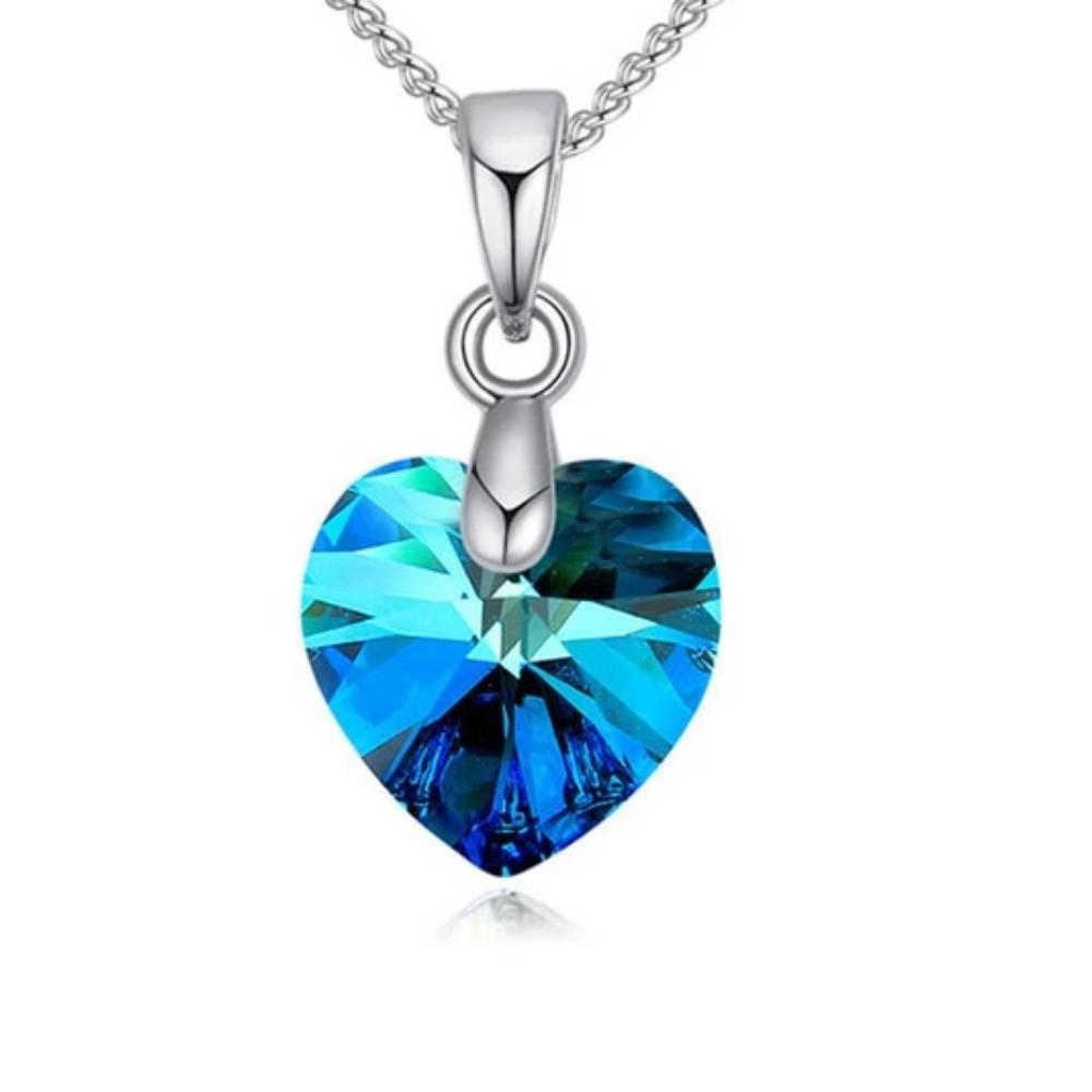 Necklace Swarovski® Crystal Angel Heart Pendant Mother's Day Gift – Dan ...
