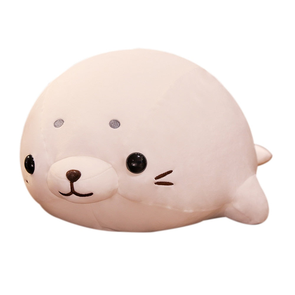 white seal stuffed animal