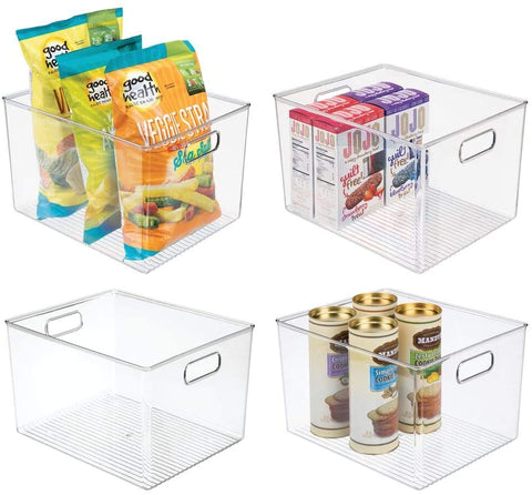 Plastic bins for food