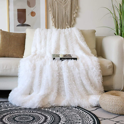 Fluffy Blanket on a couch