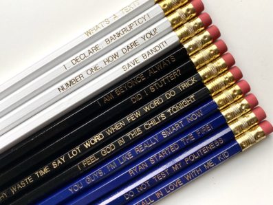 Pencils with Office Quotes