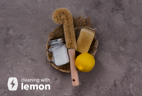 Cleaning with lemon