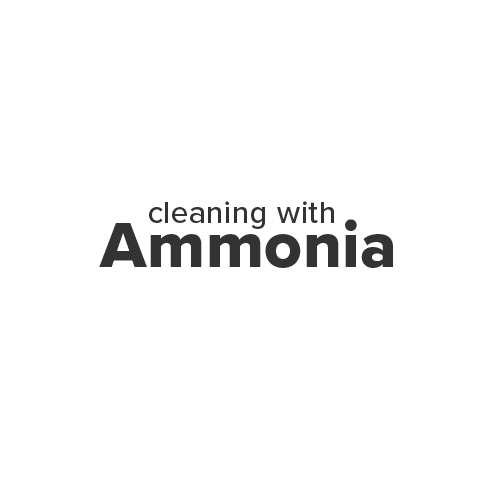 Cleaning with ammonia