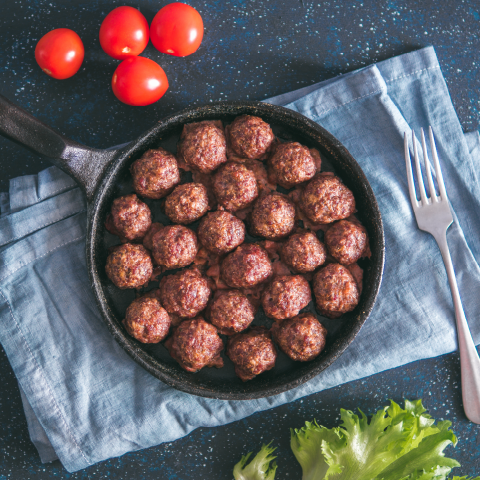 Sanitized and clean cast-iron skillet