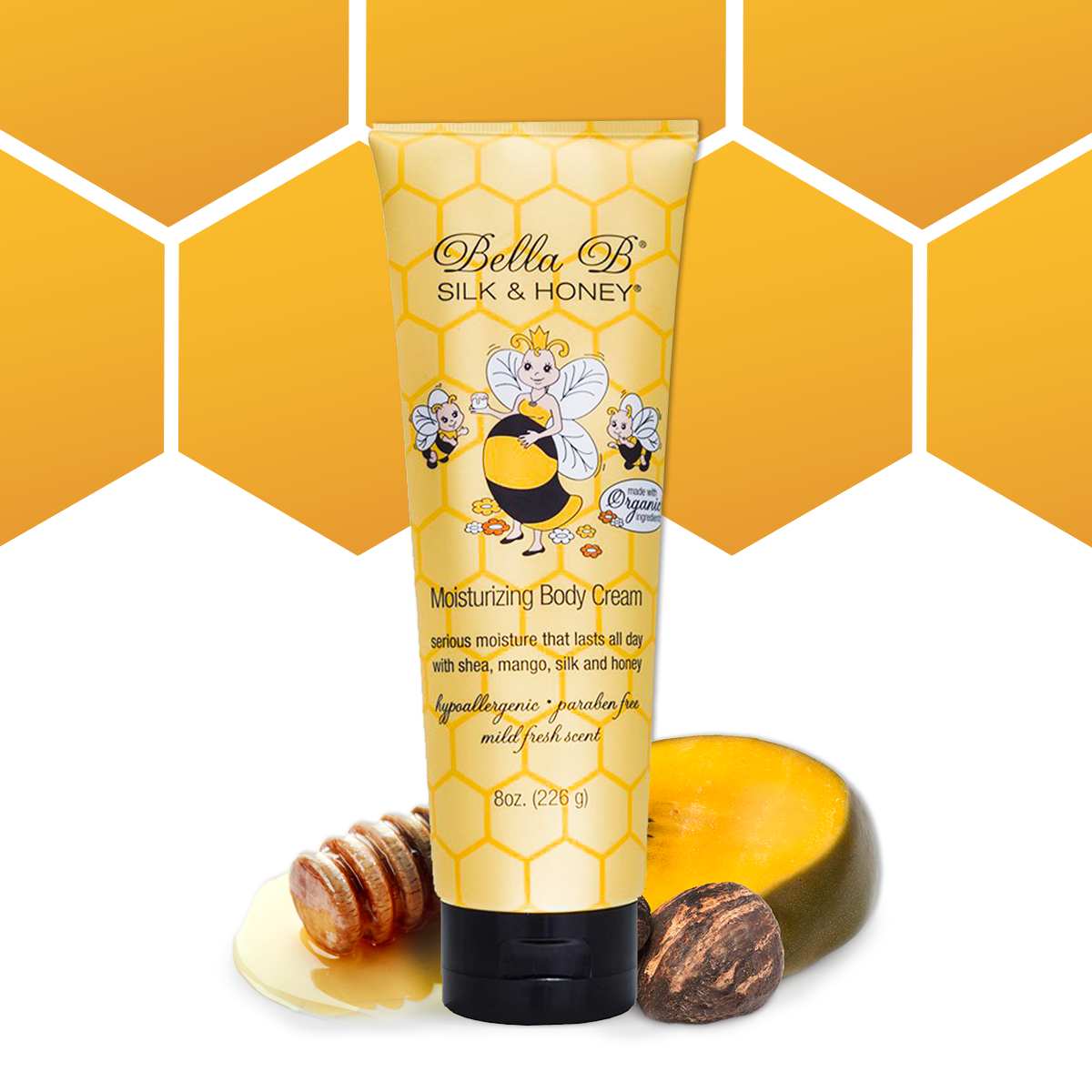 Silk and Honey Moisturizing Body Cream 8oz – Bella Brands Inc