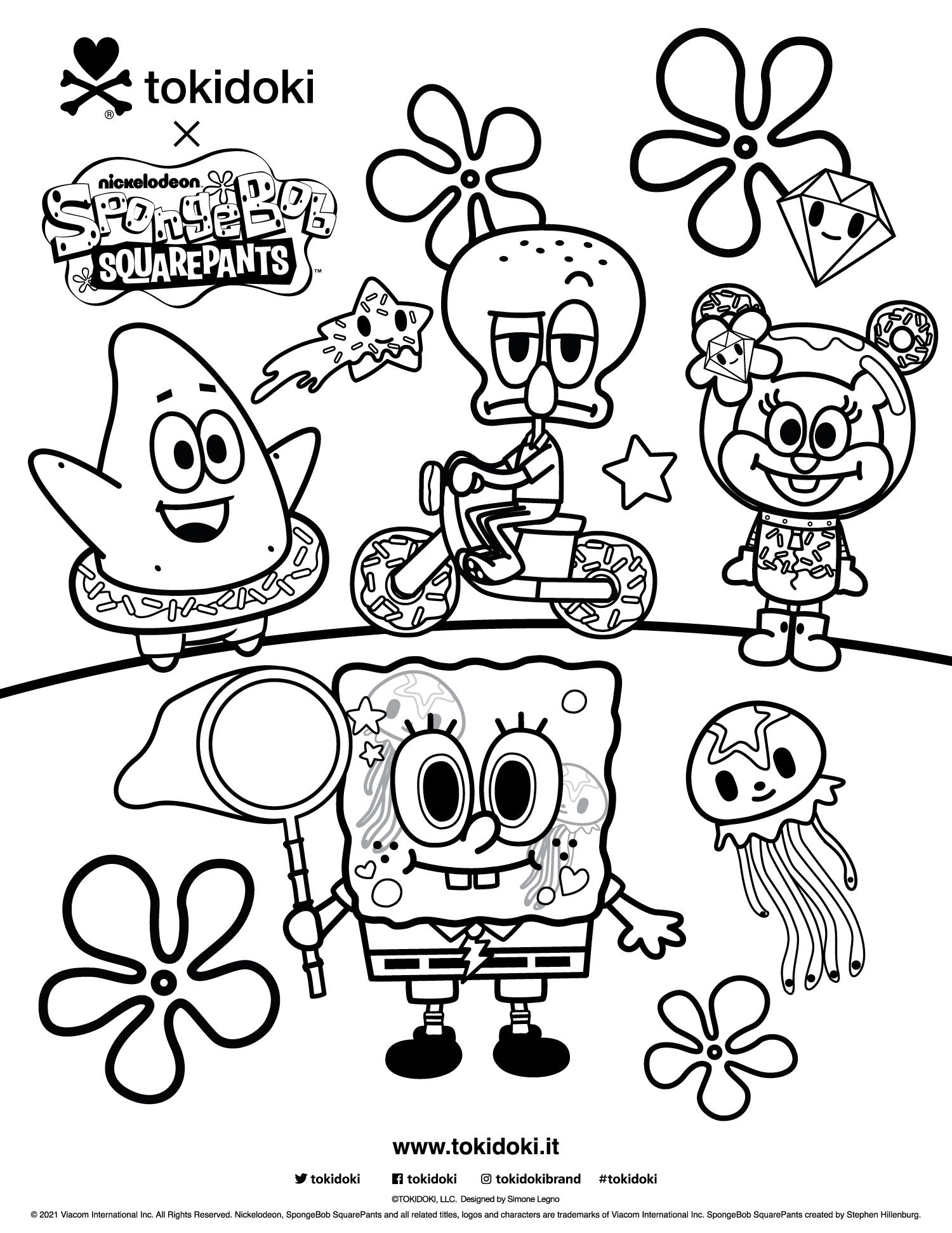 nickelodeon coloring pages spongebob