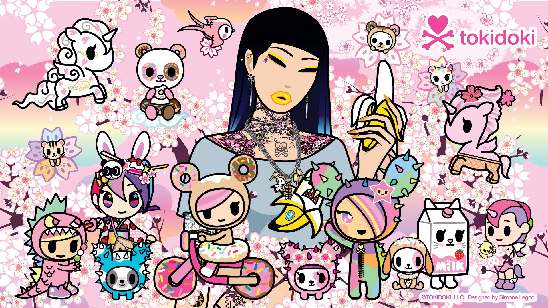 Valentines Wallpapers  tokidoki  Valentines wallpaper Kawaii wallpaper  Tokidoki characters