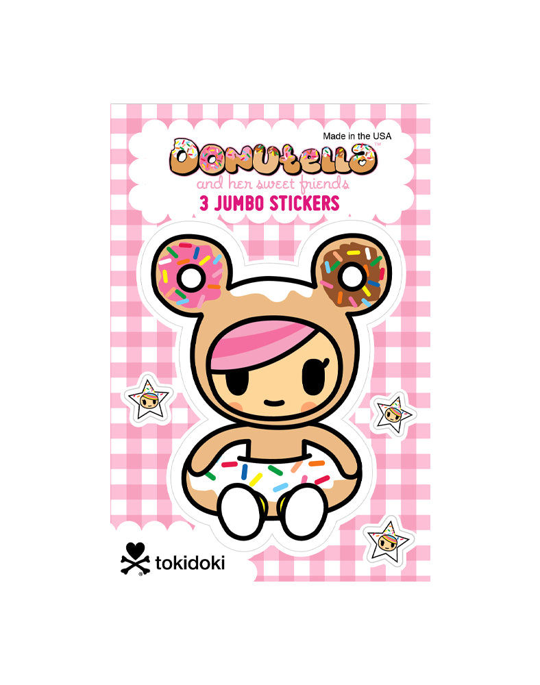 elf roze Verhogen Donutella Jumbo Sticker Set – tokidoki