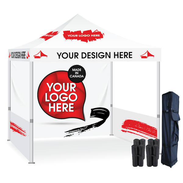 10x10 Custom Printed Canopy Tent Package #3 – Canadian Canopy
