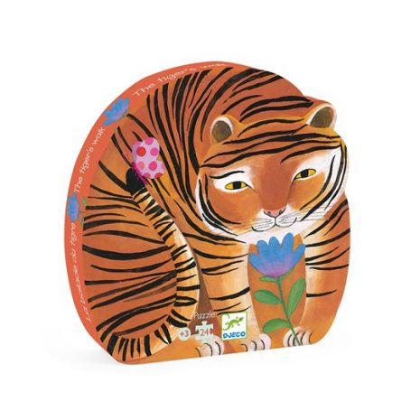 Puzzle 24 Pieces La Balade Du Tigre Figue Bazar