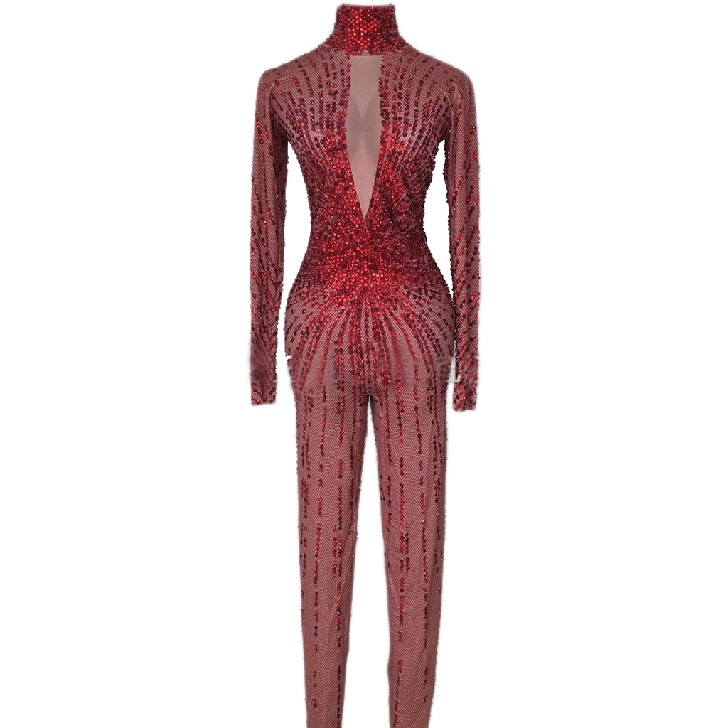 jumpsuit dance costume