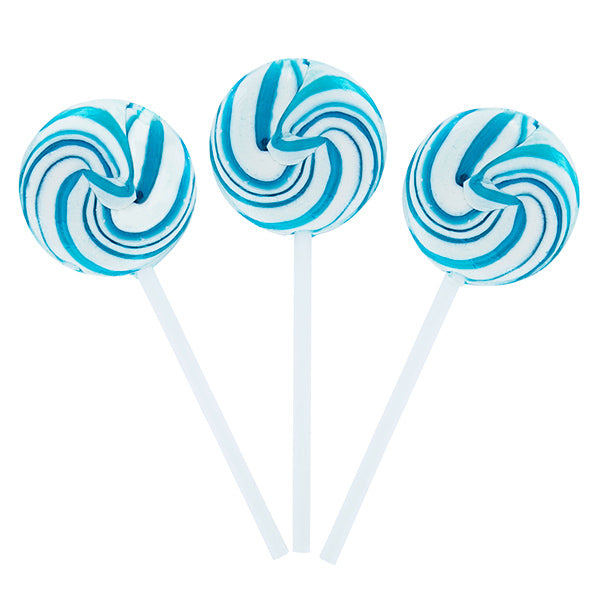 Blue Swirl Lollipops – YumJunkie