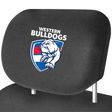 AFL Western Bulldogs shop car headrest covers