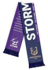NRL Christmas Gift Ideas Melbourne Storm 2020 Premiers Scarf