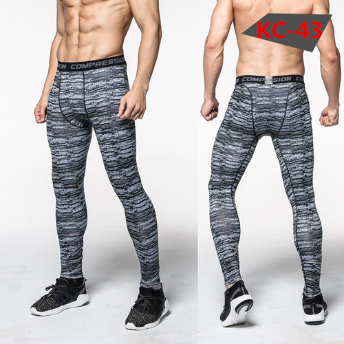 Bodybuilder Patterned Tight Compression Pants for men - wanahavit