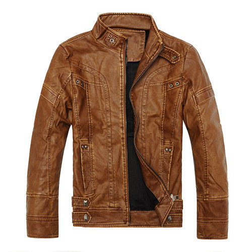 Elegant Biker Leather Bomber Jackets for unisex - wanahavit