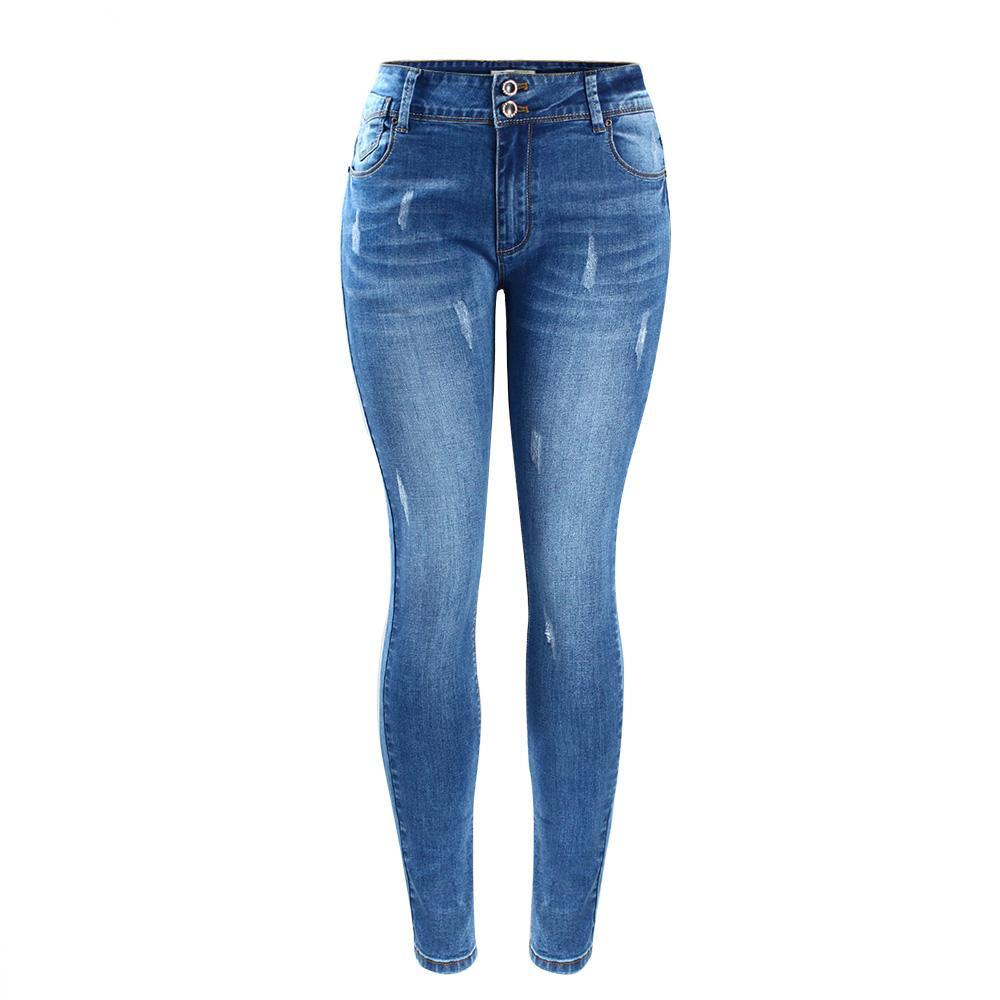 Fading Stretch Skinny Denim Jeans for women - wanahavit
